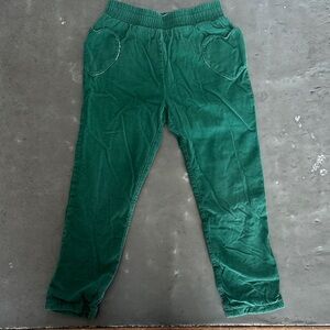 Boden Kids Green Corduroy Elastic-Waist Pants